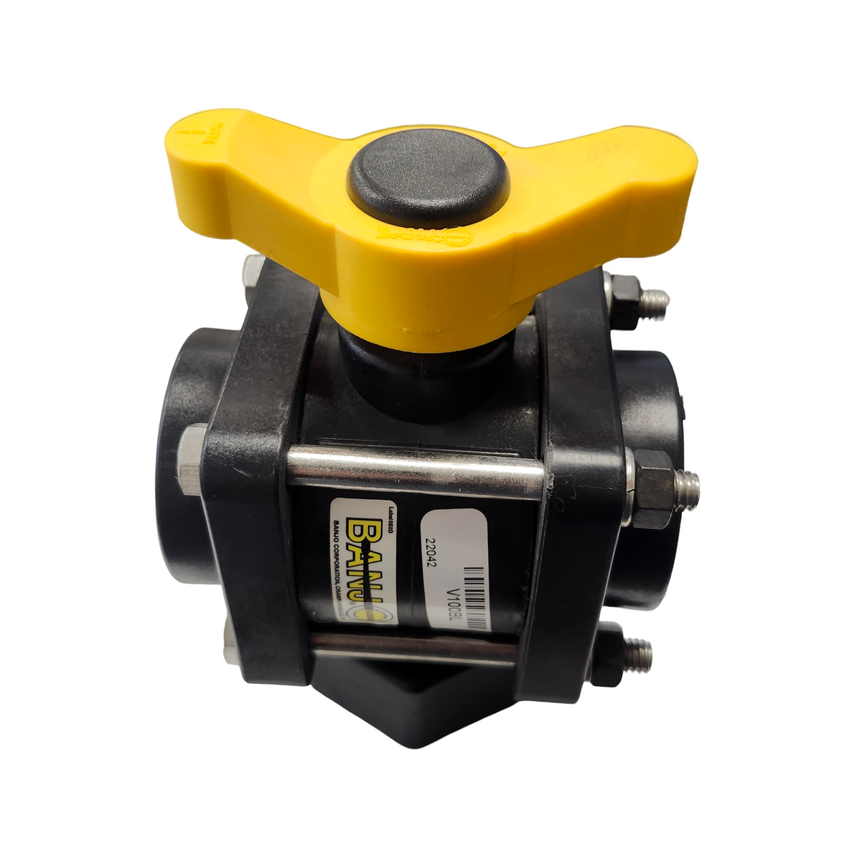 Banjo 1 inch 3 Way Bottom Load Valve - V100BL