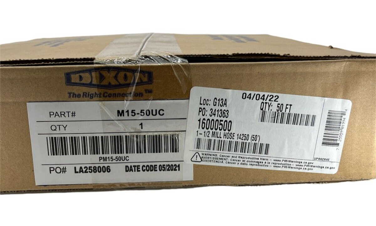 Apache Mildew Resistant Polyester Discharge Hose 1-1/2" x 50 FT Length - 16000500