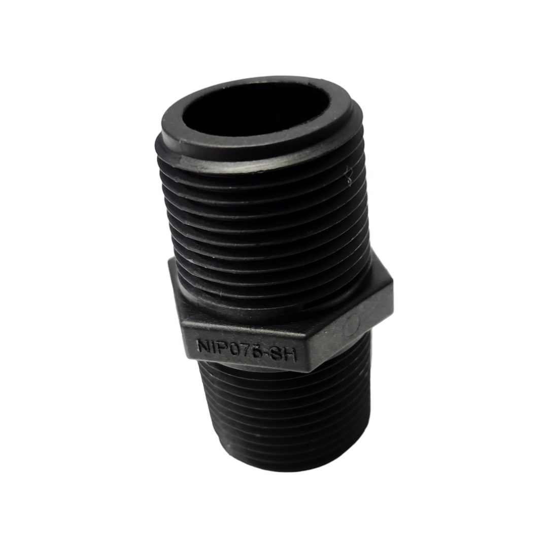Banjo Short Poly Nipple Pipe Fitting 3/4" - NIP075-SH