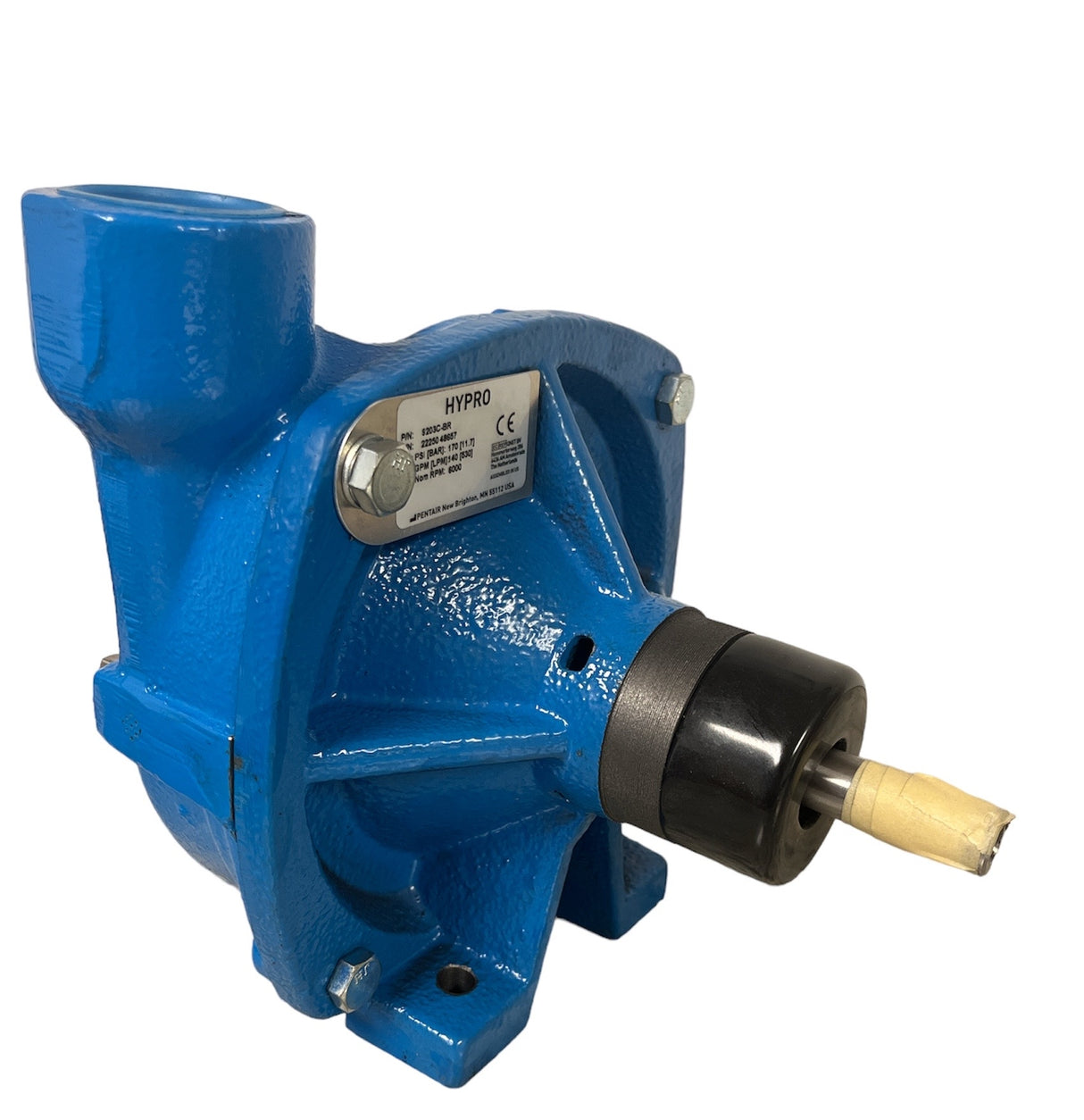 Hypro Cast Iron Pedestal Mount Centrifugal Pump With Life Guard Silicon Carbide Seal - 9203C-BR