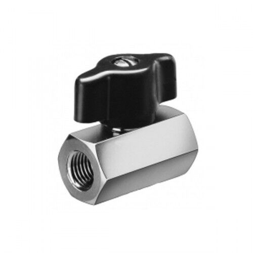 Hypro 90 Series Plated Brass Ball Valve 1/4" FNPT X 1/4" FNPT - 90FFB14