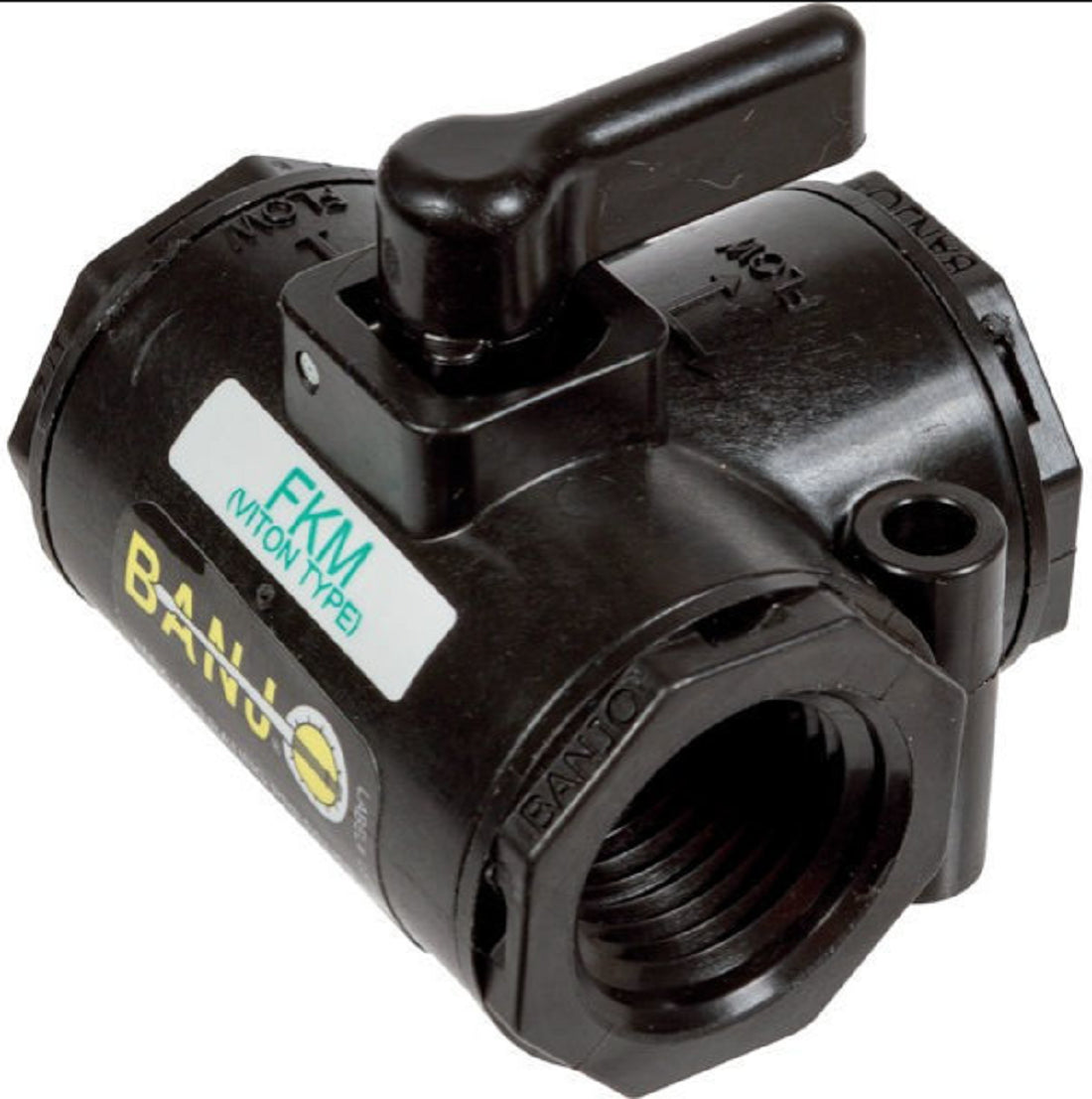 Banjo Side Load Poly Micro Valve 1/2" Female NPT - LV050SLV