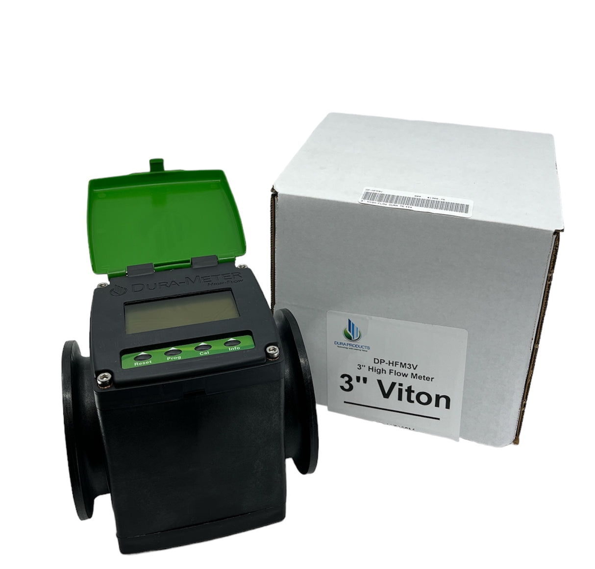 Dura Products Viton Dura Meter 3" Flanged High Flow, 15-700 GPM - DP-HFM3V
