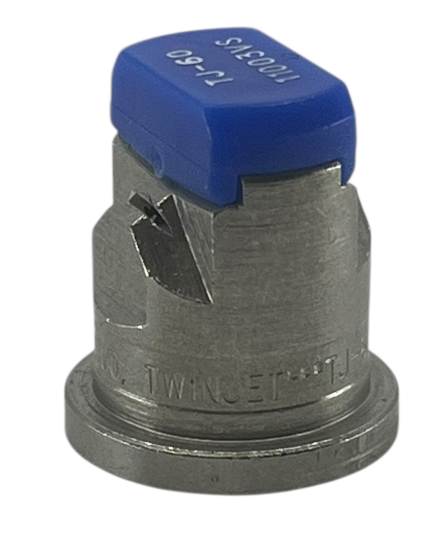 TeeJet TwinJet Visiflo Flat Spray Tip Stainless Steel 110° Degree Blue - TJ60-11003VS