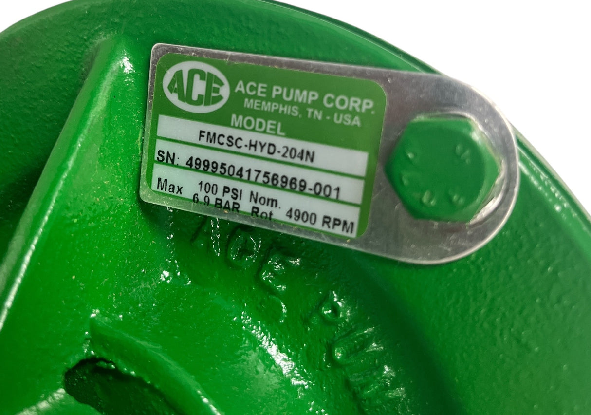 Ace Pumps Hydraulic Motor Driven Cast Iron Centrifugal Pump - FMCSC-HYD-204N