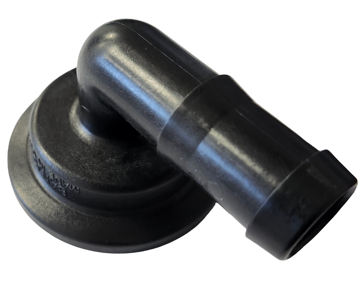 Banjo 90 Degree Hose Fitting Adapter 2" Flange X 1" Hose Barb - M200100BRB90