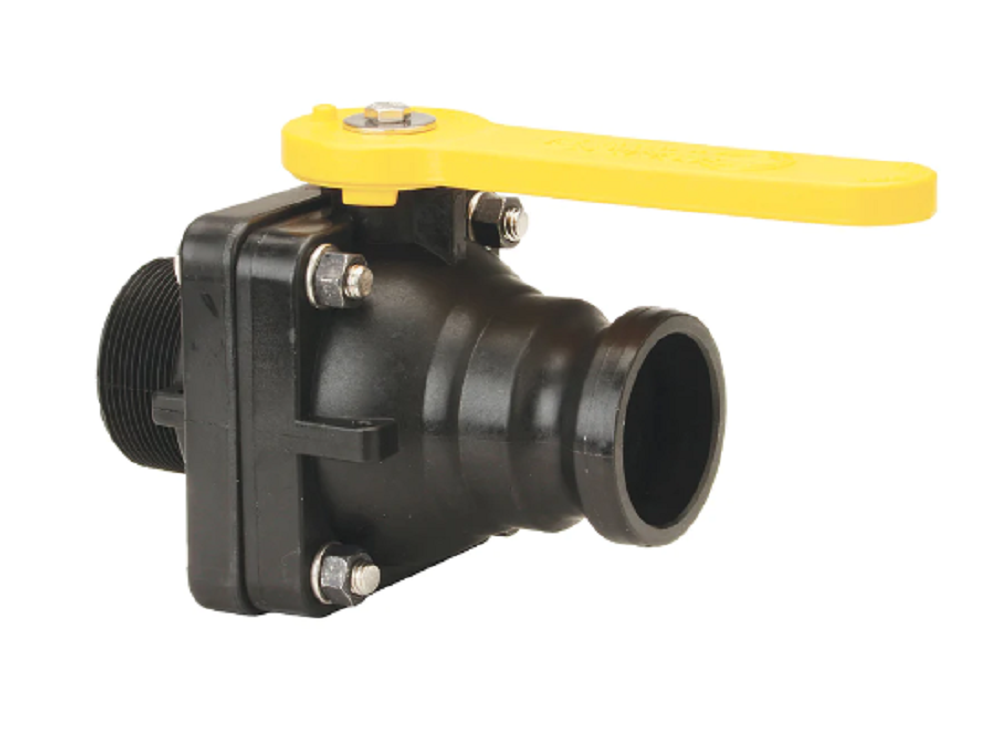 Banjo 2 Inch Male Adapter X 2 Inch Male Full Port NPT Valve - VSFMT204FP