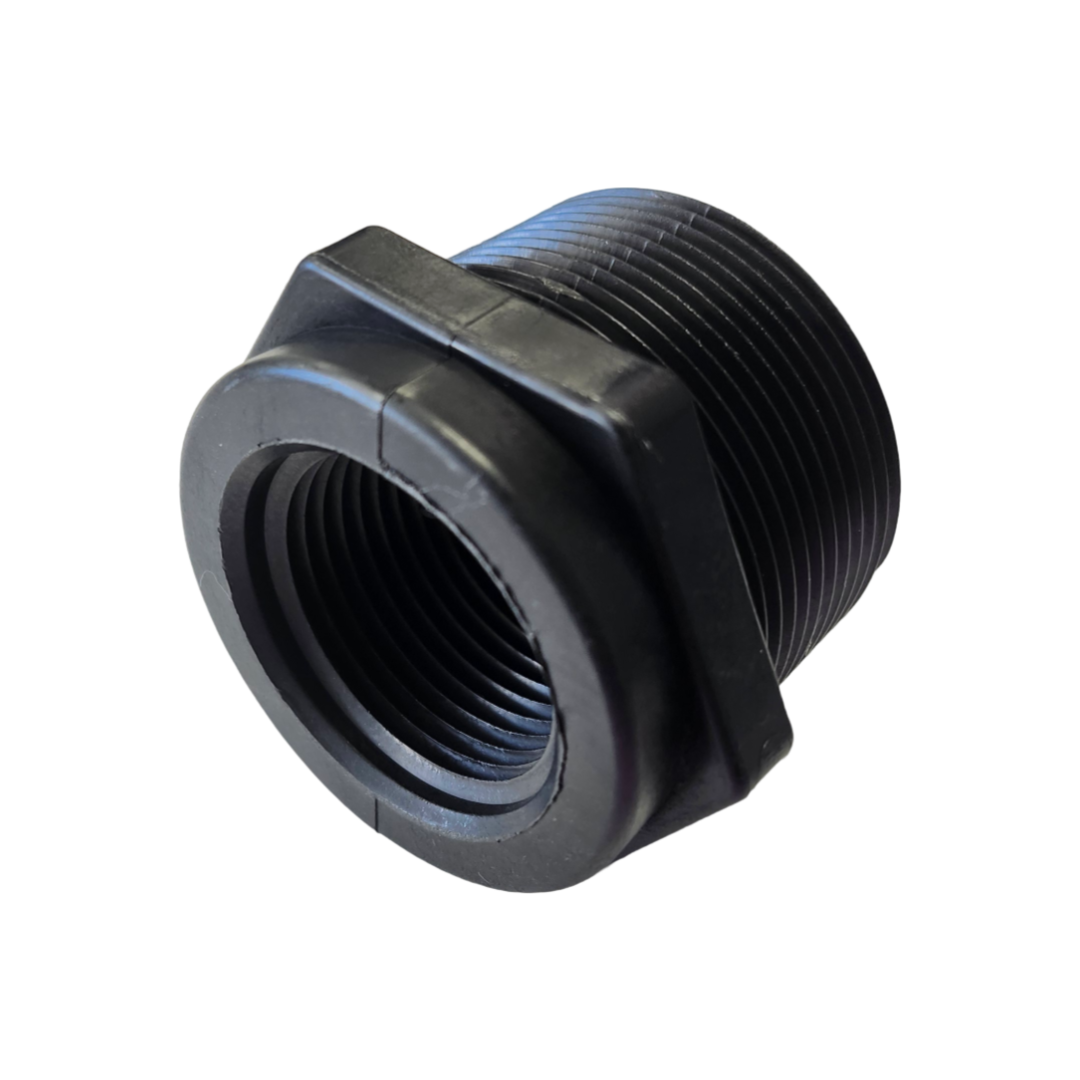 Banjo Poly Pipe Reducer Bushing 1-1/2" MPT X 1" FPT - RB150-100