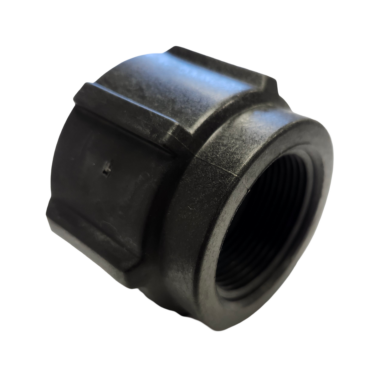 Banjo Black Poly Pipe Reducer Coupling 1-1/2" FNPT X 1-1/4" FNPT - RC150-125