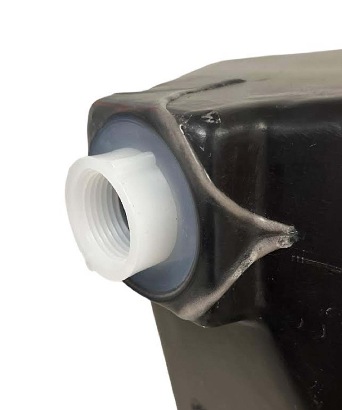 Ace Roto-Mold 3 Gallon Black Rectangle Rinse Tank With 5" Lid, 7x12x15 - SP0003-RT