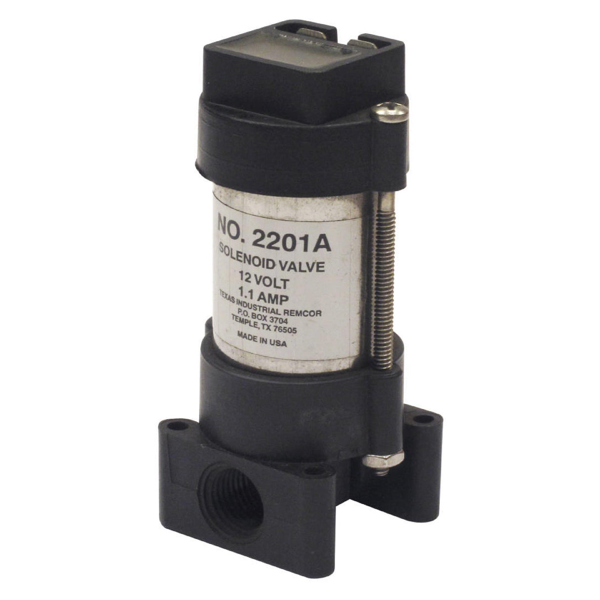 Texas Remcor 12V Viton Direct Operating On/Off Solenoid Valve - SV.2201A