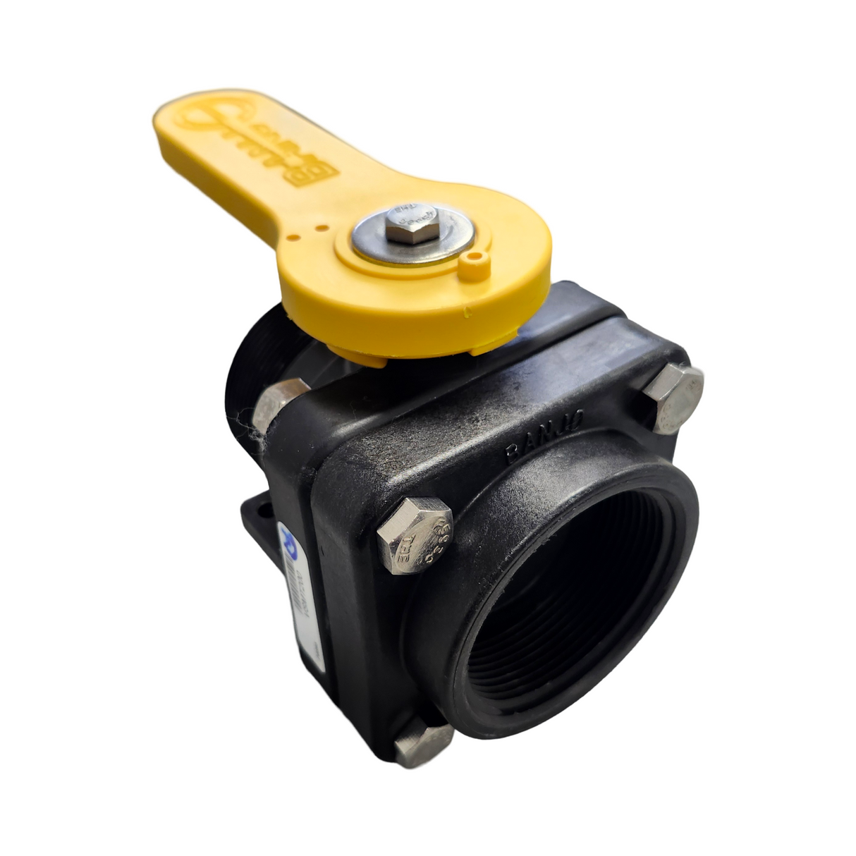 Banjo Standard Port Stubby Ball Valve 2" Male NPT X 2" Female NPT - VSMT200