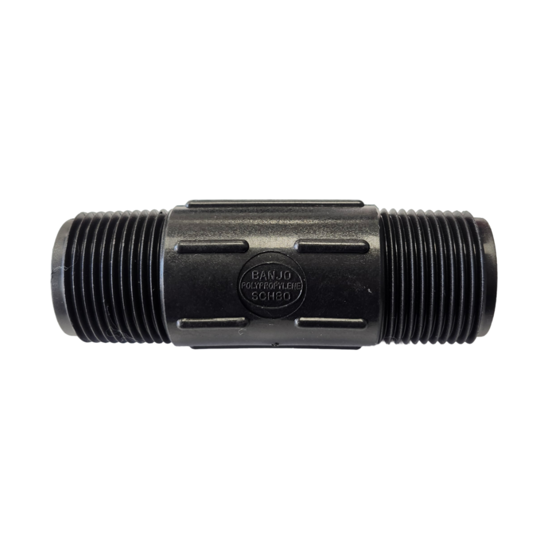 Banjo 4 inch Poly Nipple Pipe Fitting 1" NPT - NIP100-4