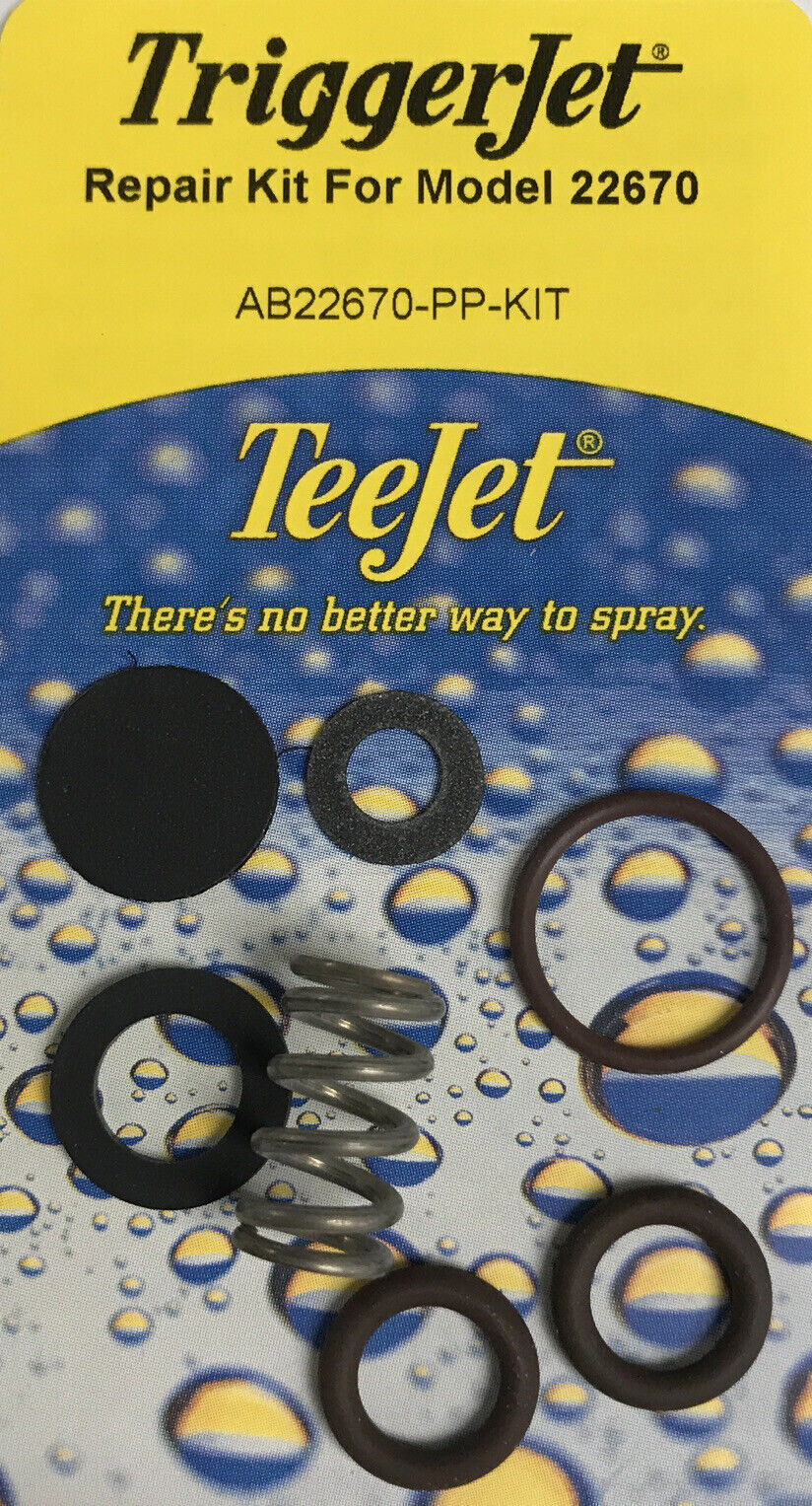 Teejet TriggerJet Repair Kit for Model 22670 - PK-AB22670-PP-KIT