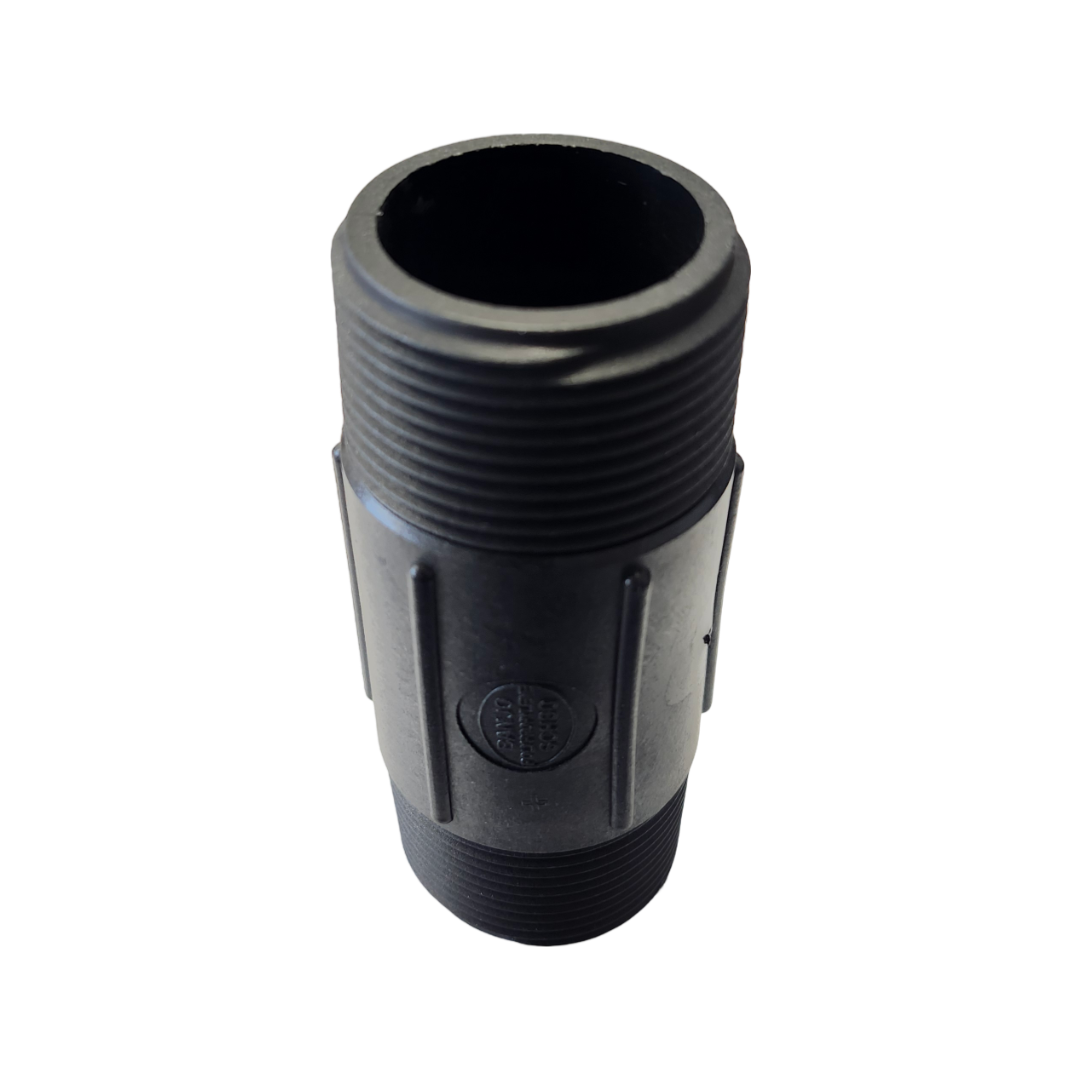 Banjo 4 Inch Poly Nipple Pipe Fitting 1-1/4" NPT - NIP125-4