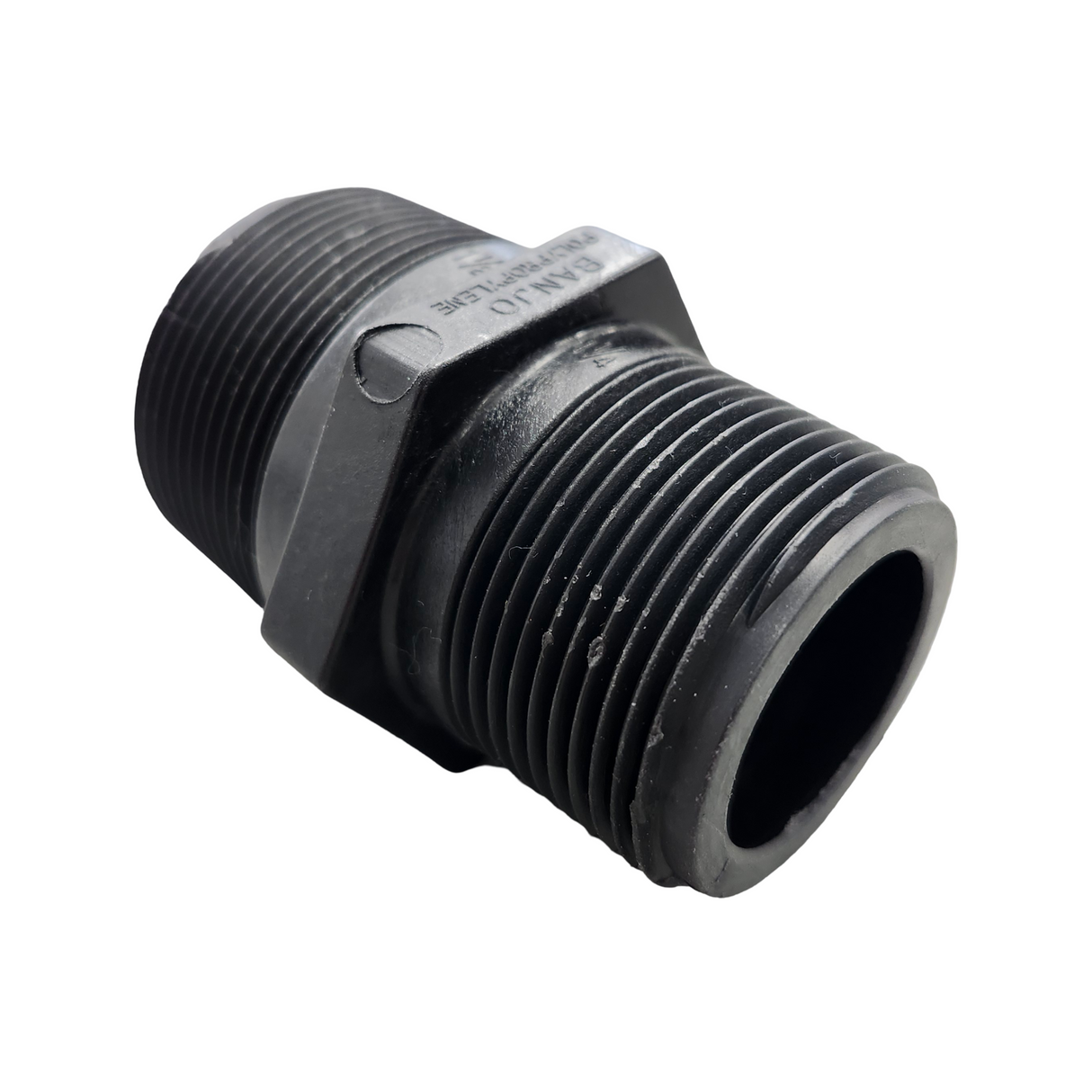 Banjo Poly Reducer Nipple Pipe Fitting 1-1/2" MNPT X 1-1/4" MNPT - RN150-125