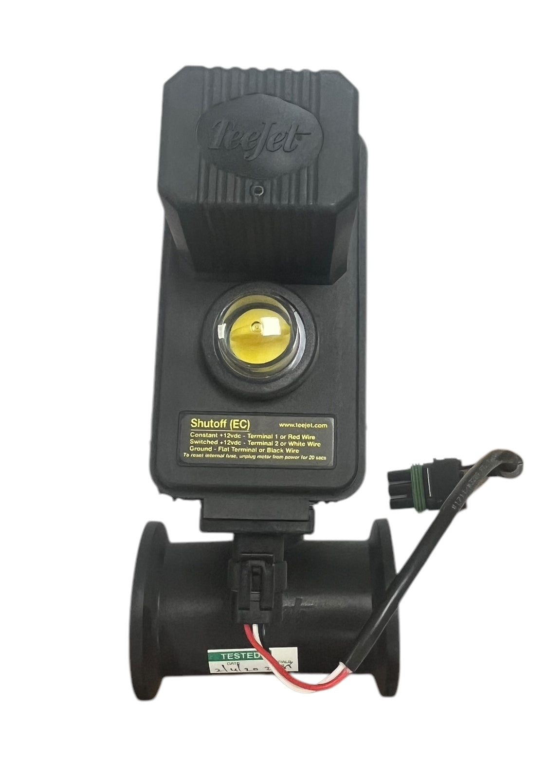 TeeJet Single Boom Electric Shutoff Manifold Valve 450BEC Series - 451BEC-2F-C03PG