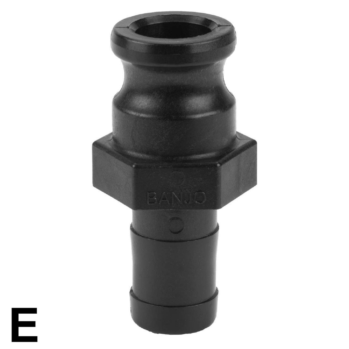 Banjo Poly Hose Barb Cam Lever Coupling 1" Male Adapter X 1" Hose Barb - 100E