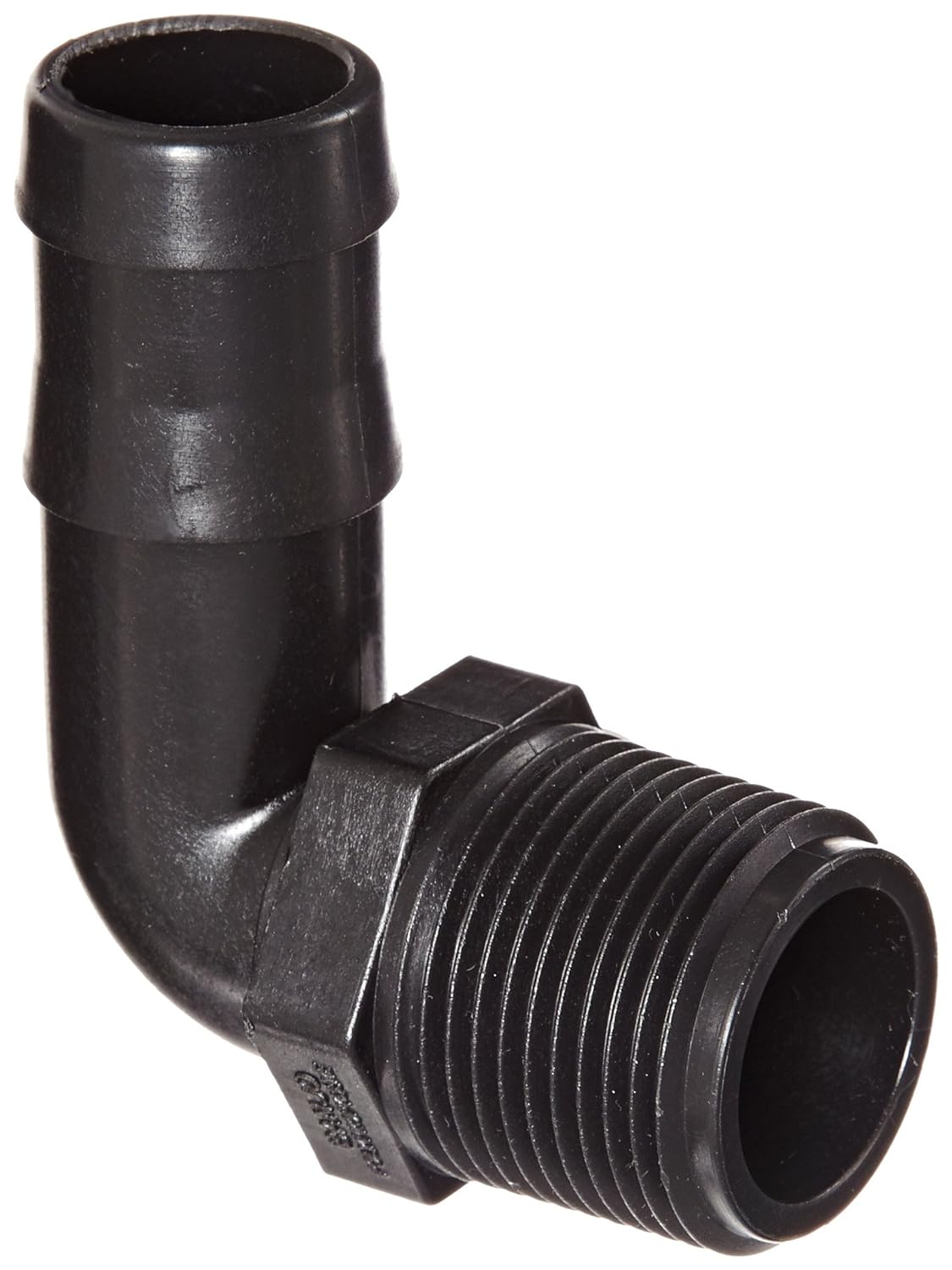 Banjo 90 Degree Hose Fitting Adapter 1" Male Thread X 1" Hose Barb - HB100-90