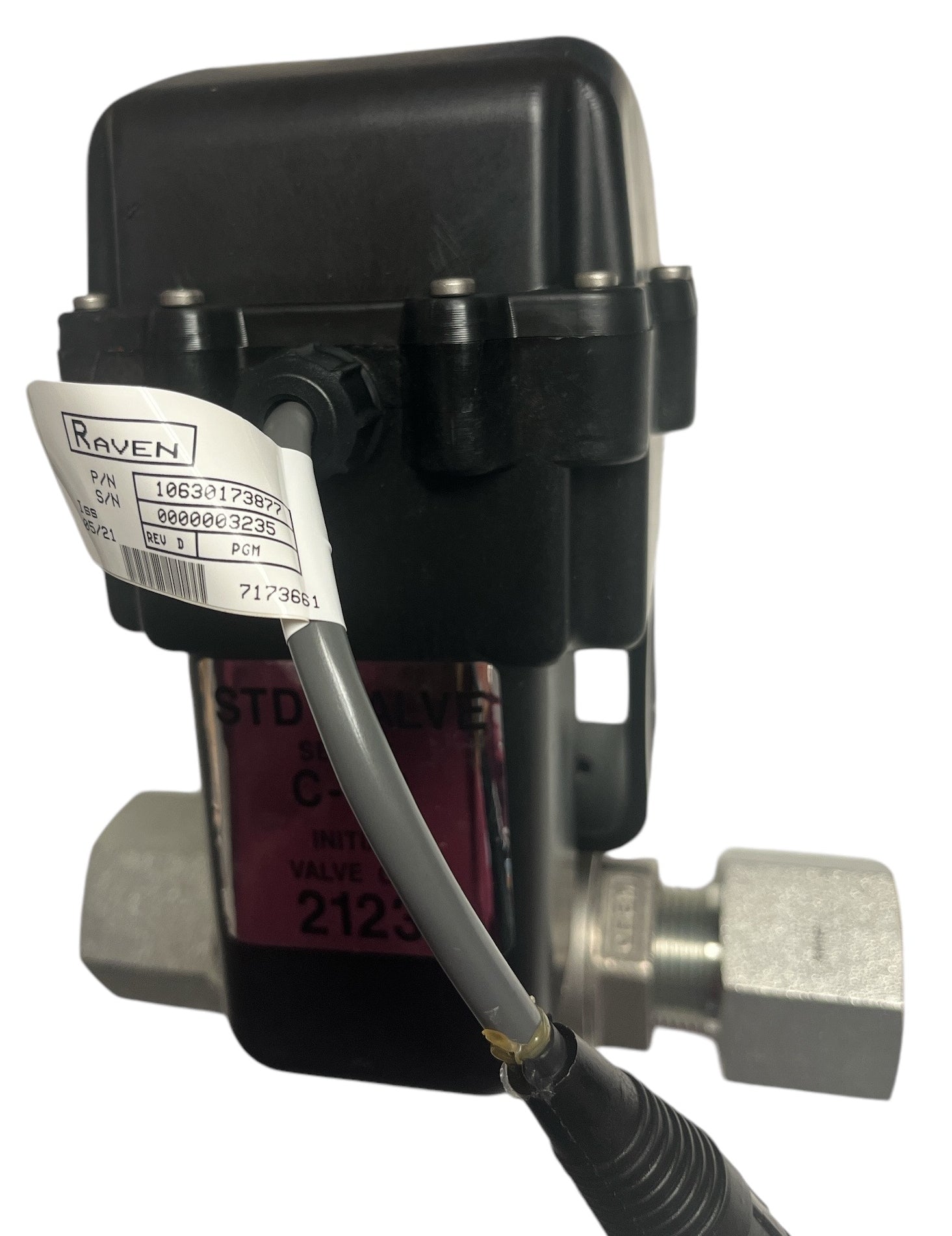 Raven Control Valve Kit With Pipe Adaptors NH3 Standard Motor 1 In - 117-0171-706