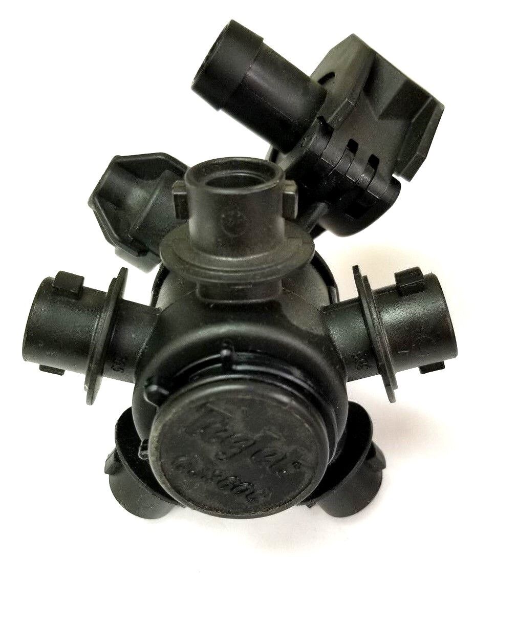 TeeJet 5 Outlet Nozzle Body 3/4" Single Hose Barb - QJ365C-750-1-NYB