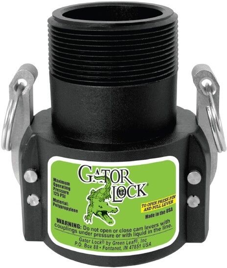Green Leaf Gatorlock 3 Inch Female Coupler x 3 Inch Male NPT - GLP300B