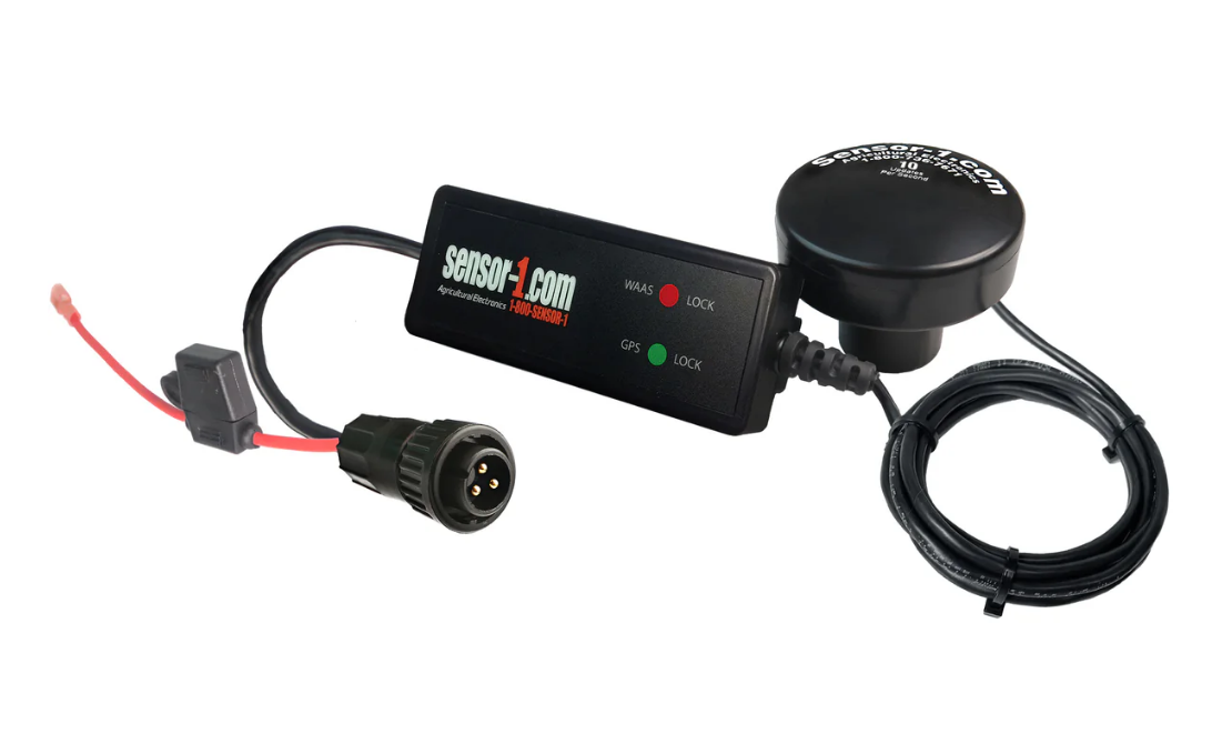 Sensor 1 GPS Ground Speed Sensor For Raven 3 Pin, 1 Hertz Update Per Second -DS-GPSM-R1-BLK