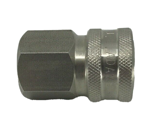 J.E. Adams Stainless Steel Female Quick Disconnect Socket Assembly 1/2" - 7246