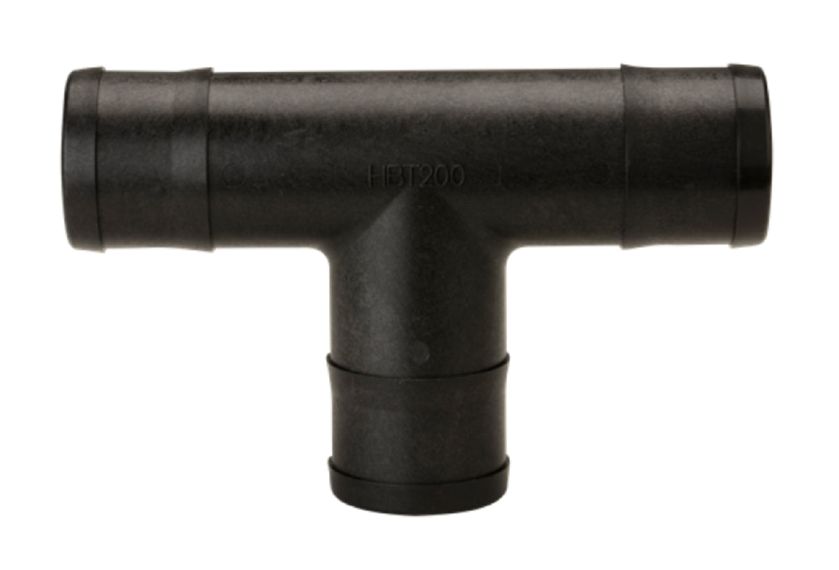Banjo 2 Inch Poly Hose Barb Tee 2" Hose Barb X 2" Hose Barb - HBT200