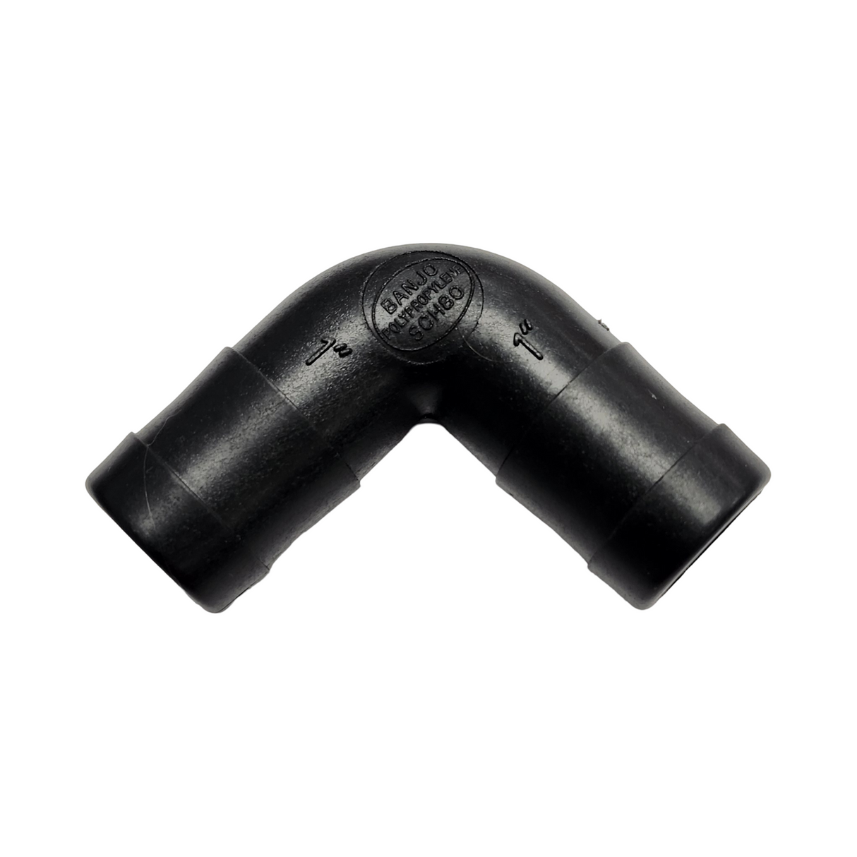 Banjo 90 Degree Hose Barb Elbow 1" Barb X 1" Barb - HBEL100-90