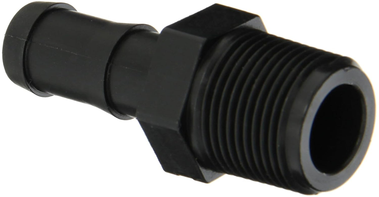 Banjo Poly Hose Fitting Adapter 3/4" Male Thread X 5/8" Hose Barb - HB075-058