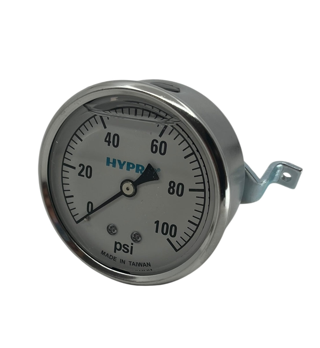 Hypro Glycerin Filled Pressure Gauge 2 1/2" Face 1/4" CBM Stem, 0-100 PSI - WGG100C