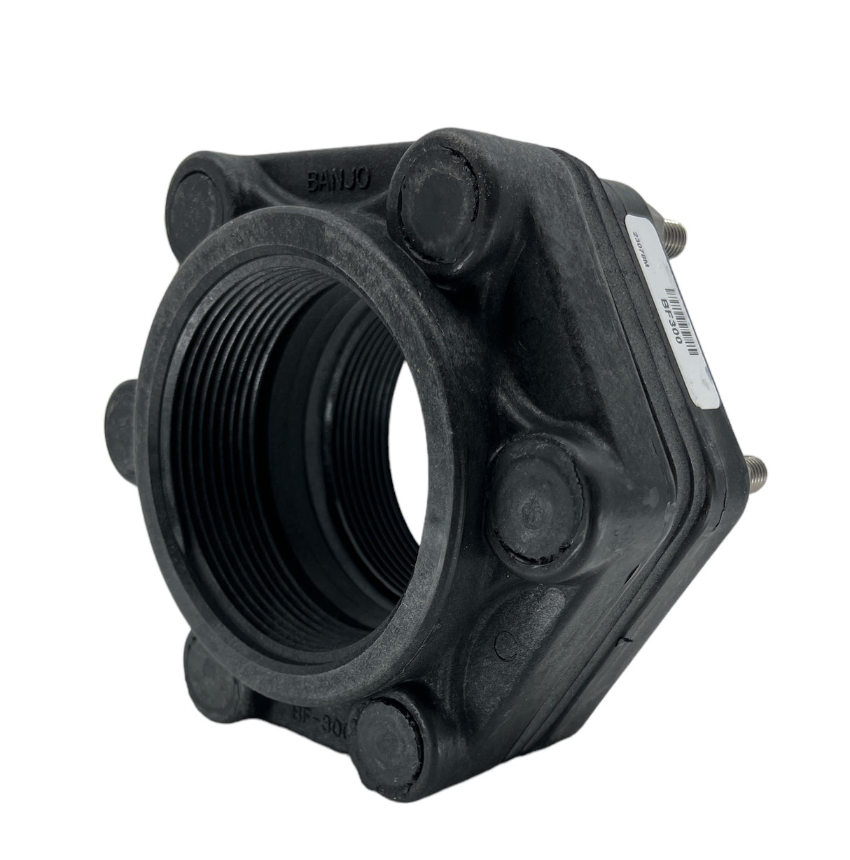 Banjo Threaded Bolted Tank Flange with EPDM Gasket 3" X 3" - BF300