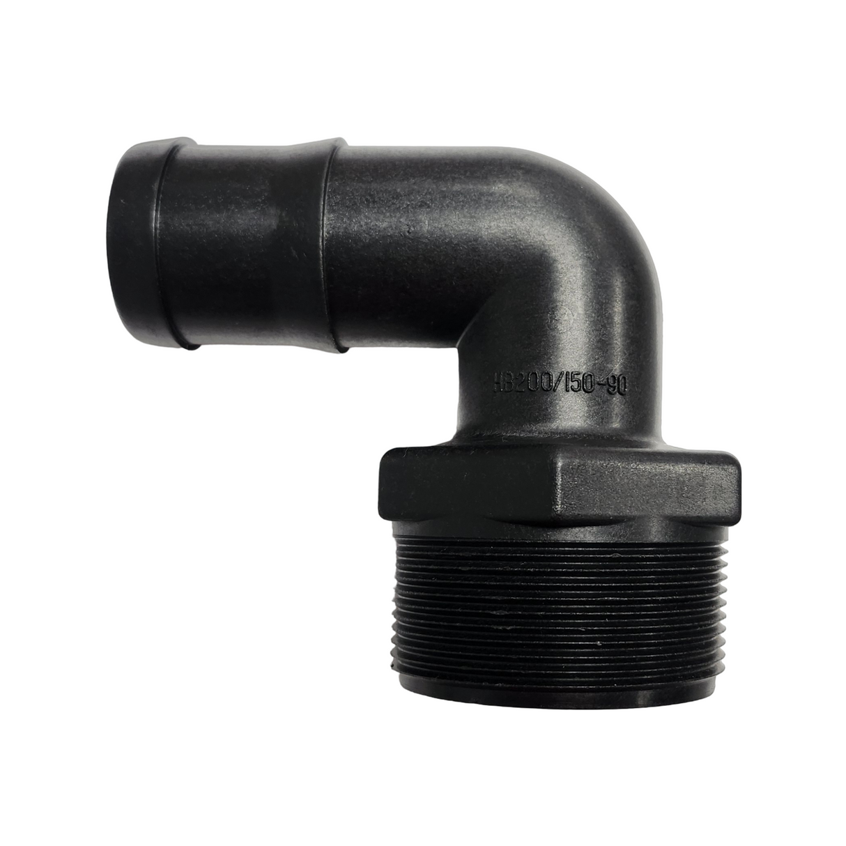 Banjo 90 Degree Hose Barb Fitting 2" MNPT X 1-1/2" Barb - HB200/150-90