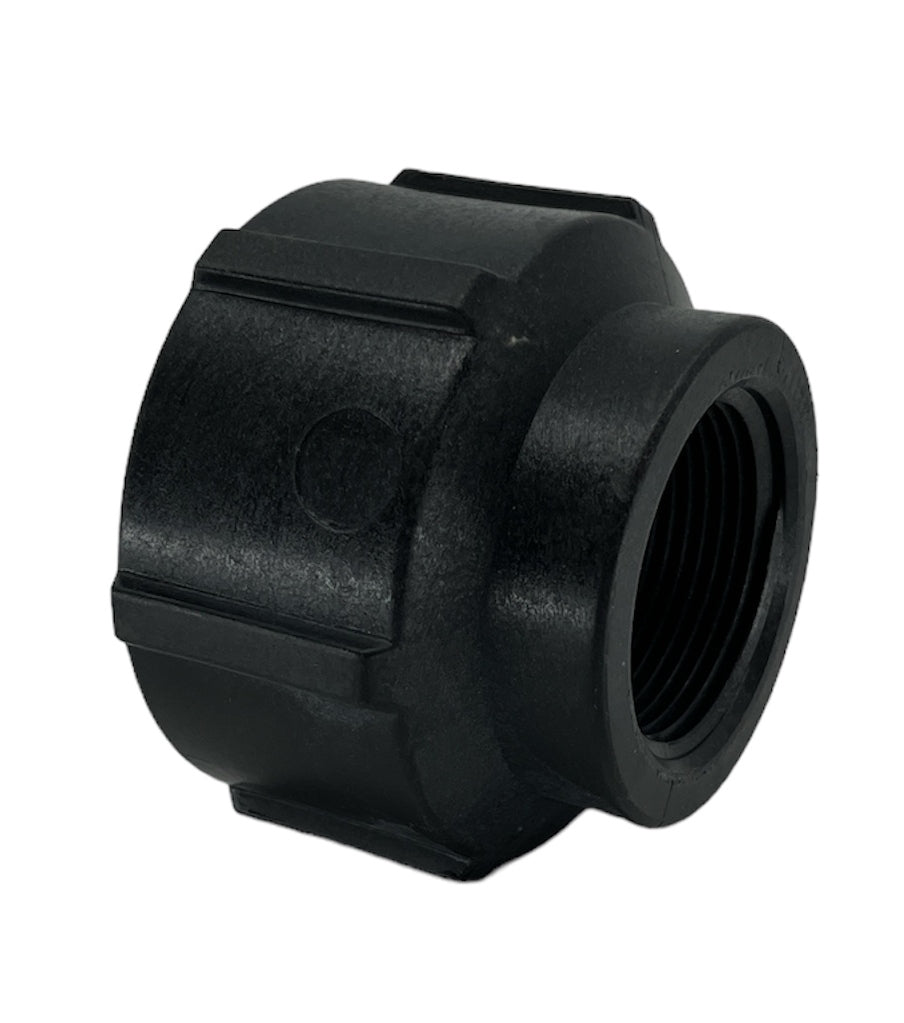 Banjo Black Poly Pipe Reducer Coupling 2" FPT X 1-1/4" FPT - RC200-125