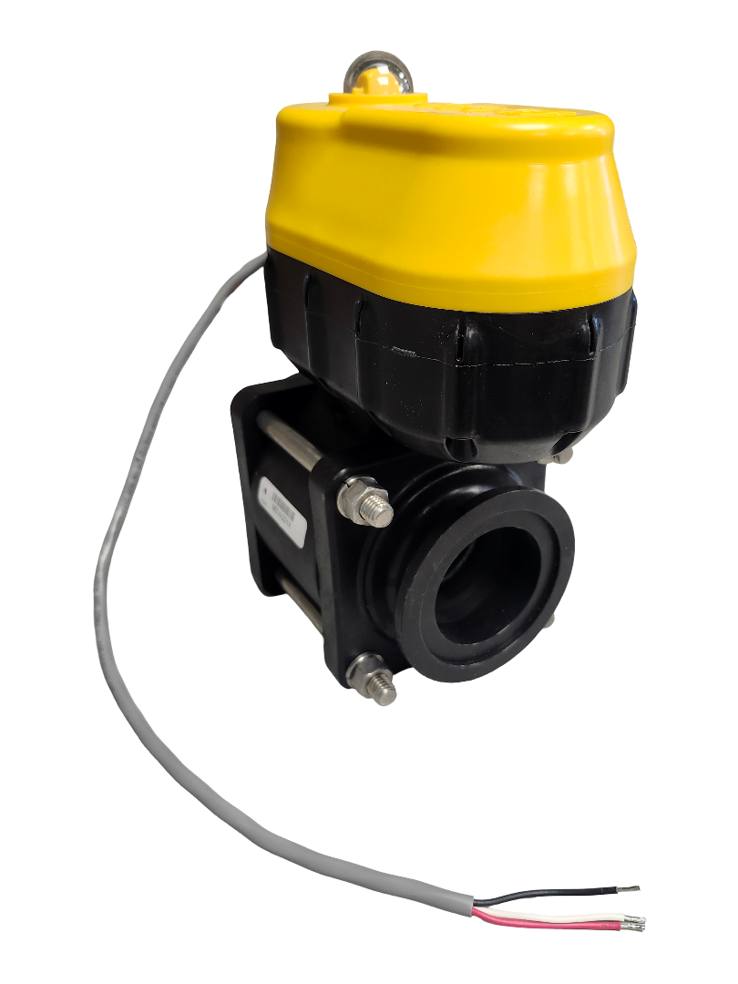 Banjo Manifold Flange Electric Ball Valve 12 Volt 2" Full Port - MEVX221