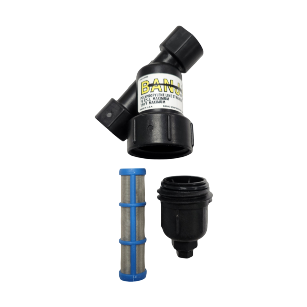 Banjo Y Strainer with 80 Mesh Stainless Screen 1/2" FNPT X 1/2" FNPT - LS050-80