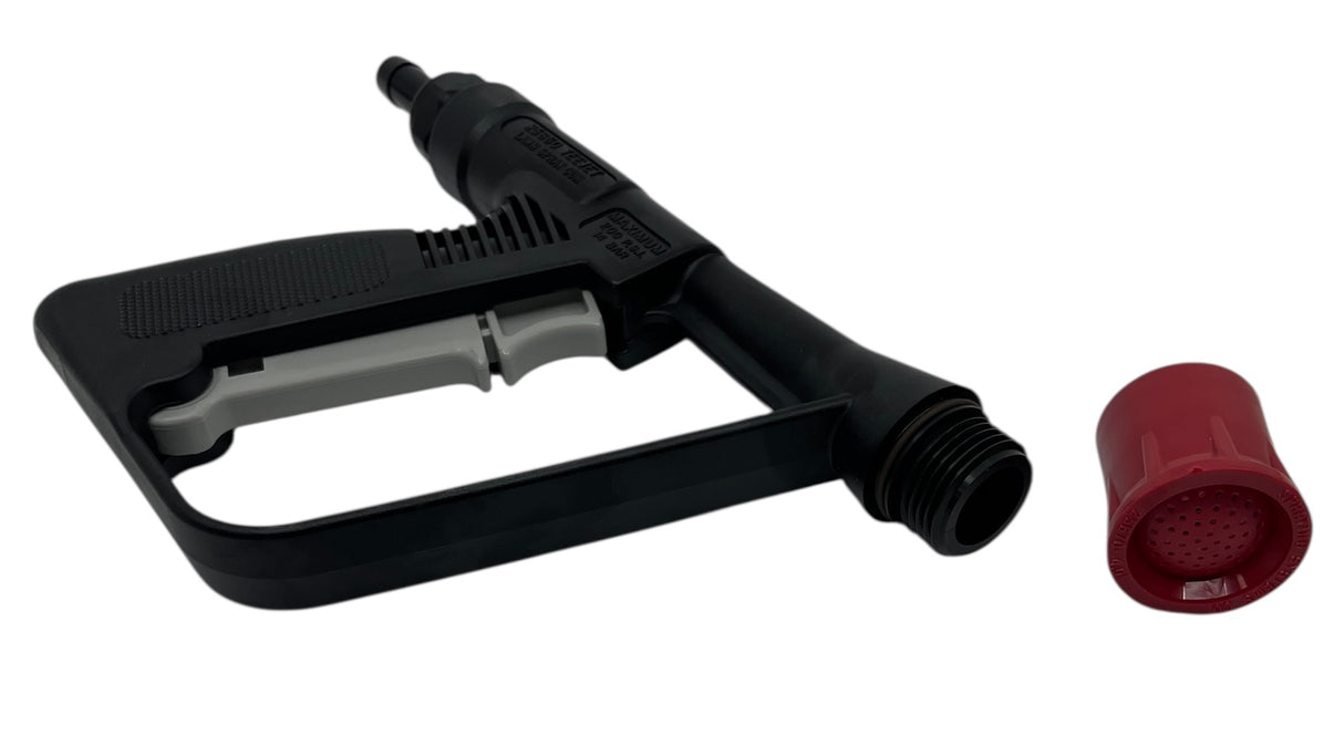 TeeJet Lawn Spray Gun With Red 4 GPM Nozzle And 1/2" Hose Barb Swivel Inlet Adapter - 25660-1-4.0