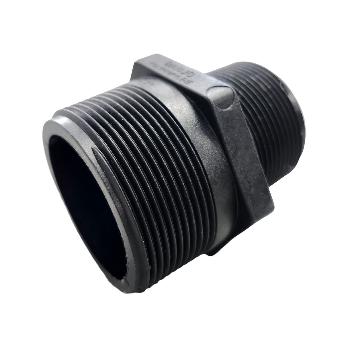 Banjo Poly Reducer Nipple Pipe Fitting 2" MNPT X 1-1/2" MNPT - RN200-150