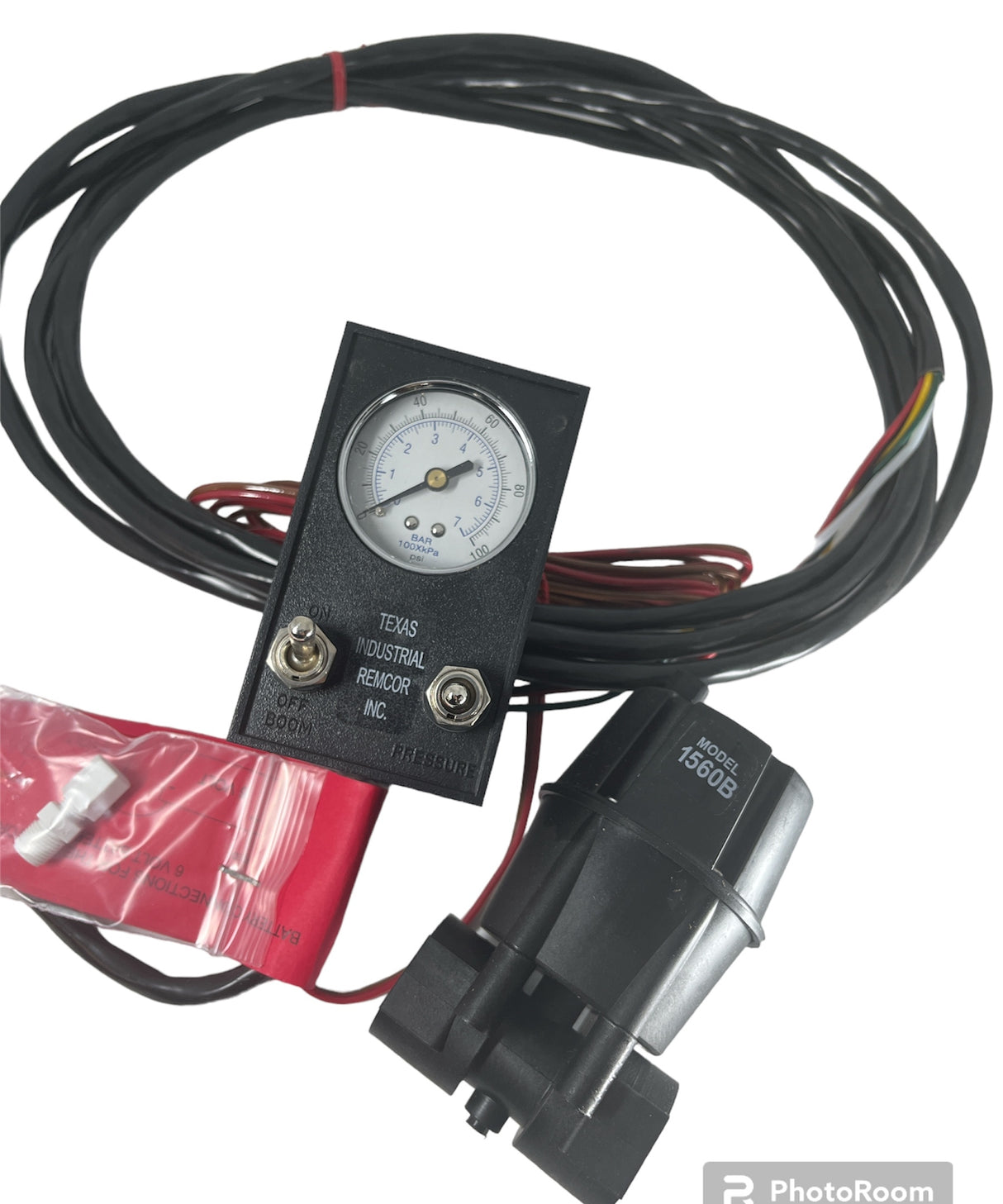 Texas Remcor 1 Boom Output Gauged Control System Kit, 100 PSI - CON.RC10N.WP