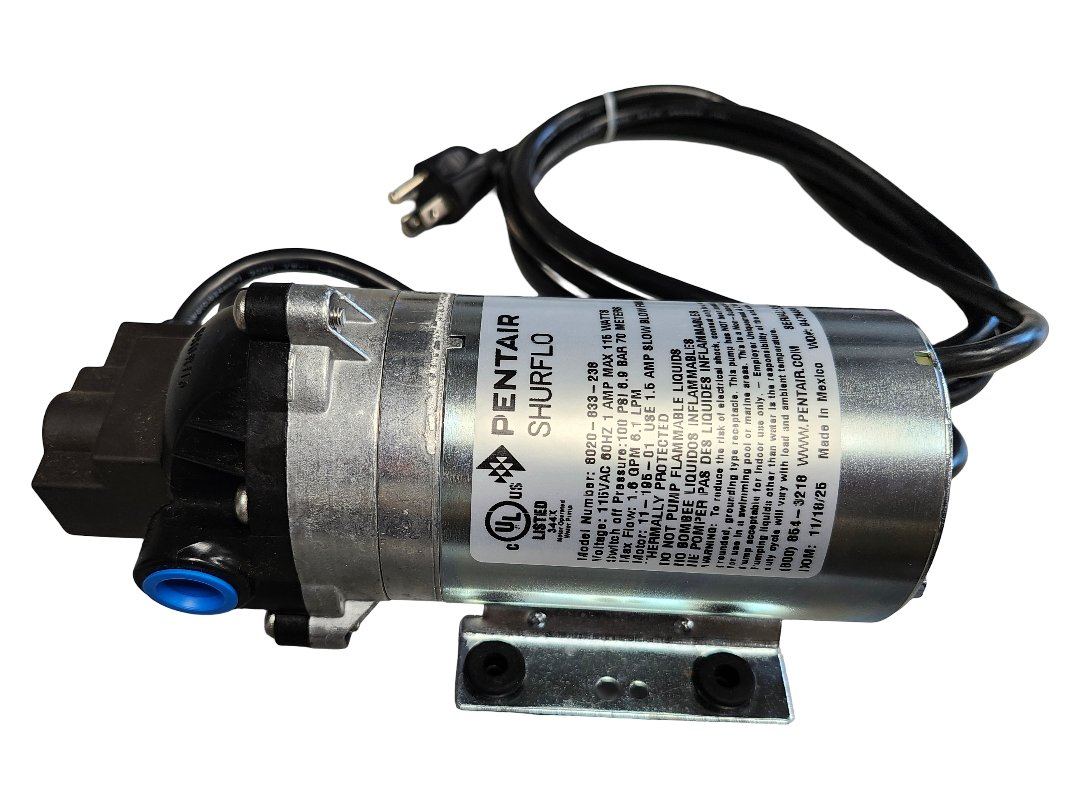 Shurflo Self Priming Diaphragm Pump 1.6 GPM, 3/8" FNPT, 115 V - 8020-833-238
