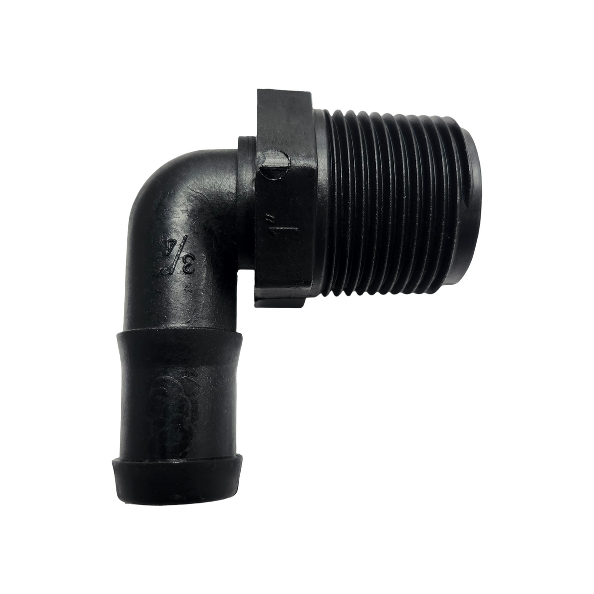 Banjo 90 Degree Hose Barb Fitting 1" MNPT X 3/4" Barb - HB100/075-90