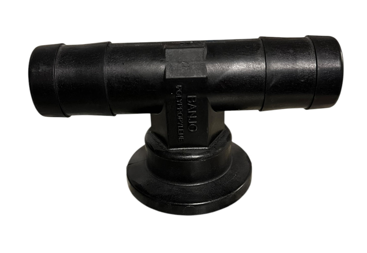 Banjo Manifold Flange Tee Connection 1" Flange X 1" Hose Barb - M100100HBT