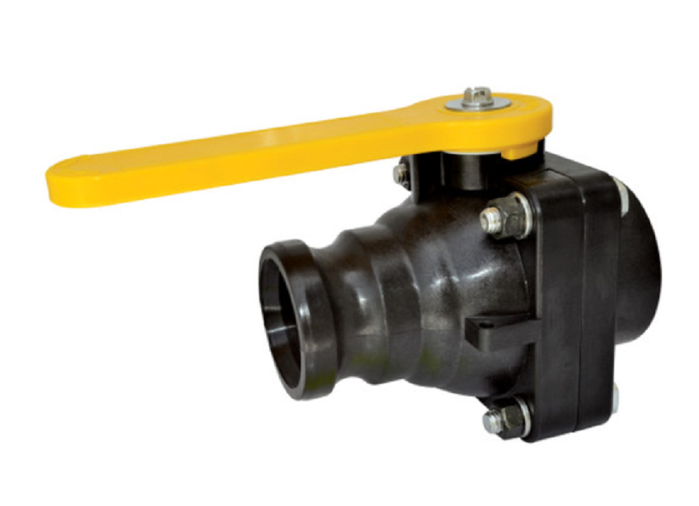 Banjo Poly Stubby Valve 2" Full Port Male x 2" Female NPT - VSF204FP