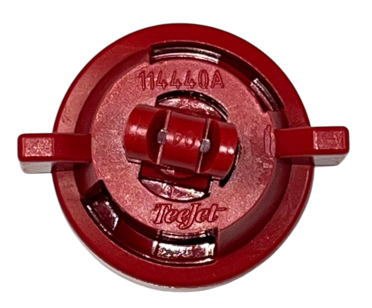 TeeJet Turbo TwinJet Red Polymer Nozzle Assembly with Cap - TTJ60-11004VP-CE