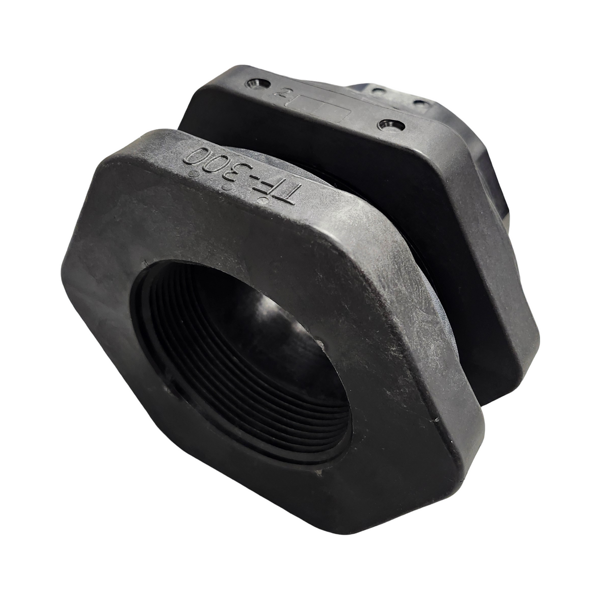 Banjo 3 inch Poly Bulkhead Tank Fitting with EPDM Gasket - TF300
