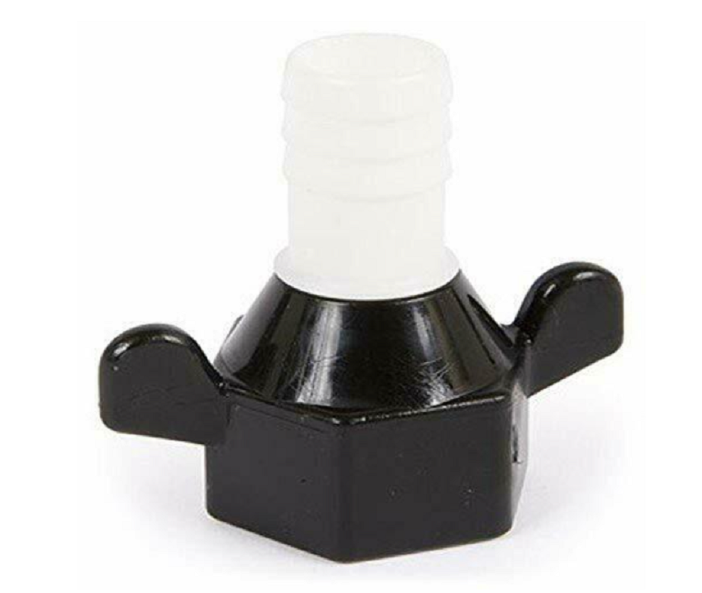 Shurflo Hex Swivel Straight 1/2 FNPT x 1/2 Barb Polypropylene - 234-2926