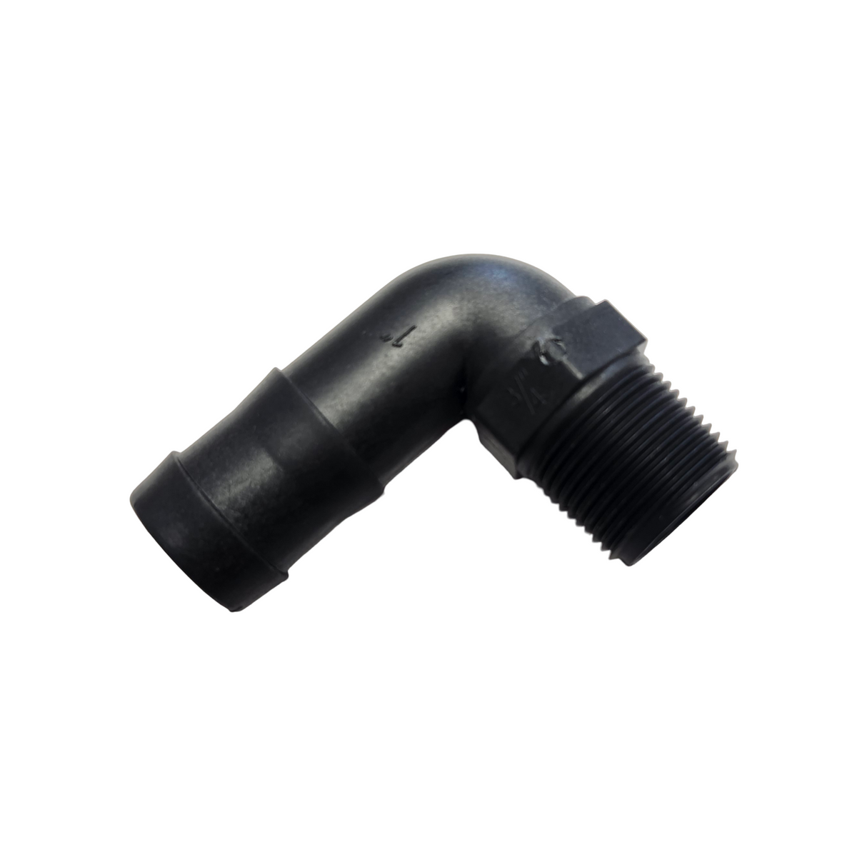 Banjo 90 Degree Hose Barb Fitting 3/4" MNPT X 1" Barb - HB075/100-90