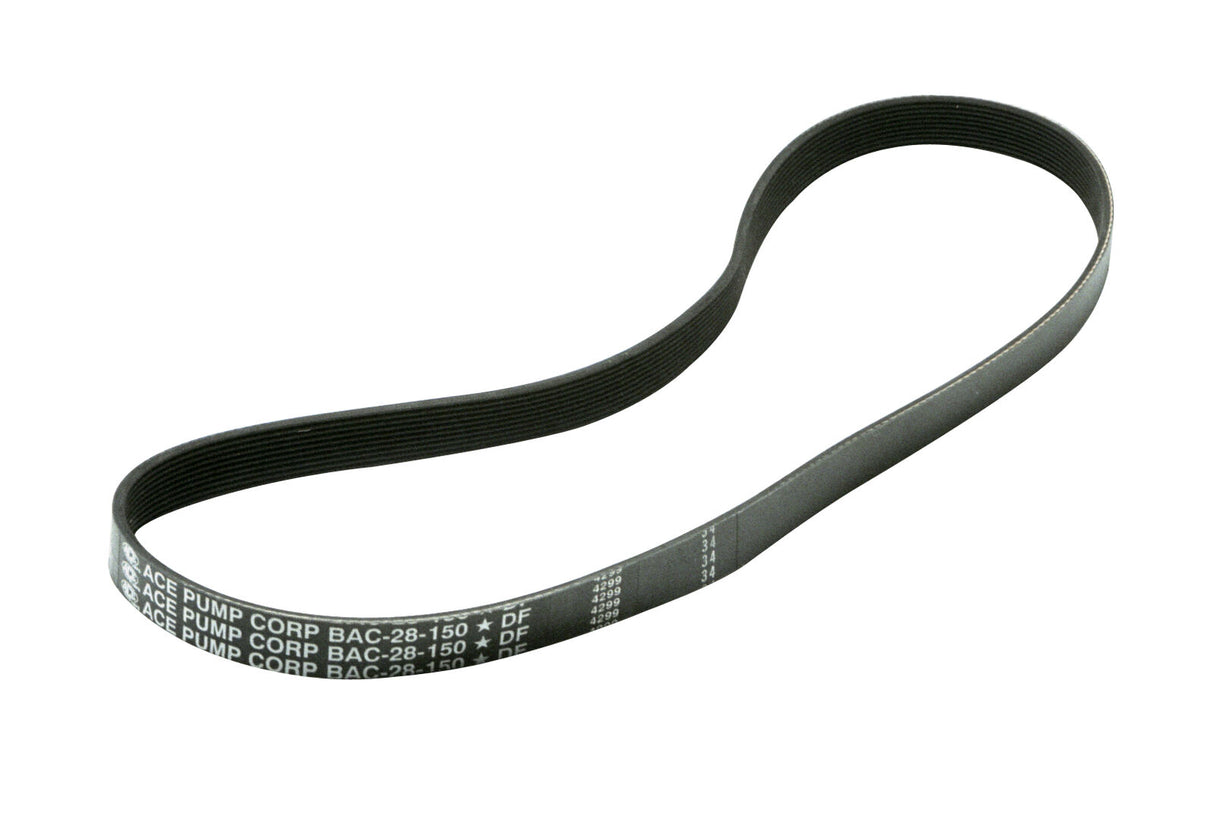 Ace Pumps 40 Inch 10 Groove Belt For PTOC-600, Poly-V - BAC-28-10 (40610)