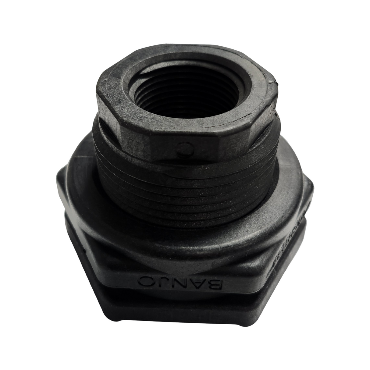 Banjo Poly Bulkhead Tank Fitting with EPDM Gasket 1" FNPT - TF100